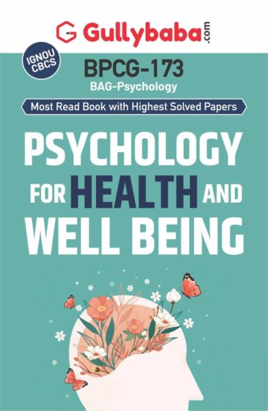 Psychology for Health and Well Being