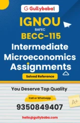 BECC-115: Intermediate Microeconomics