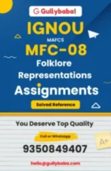 MFC-08 IGNOU Solved Assignments