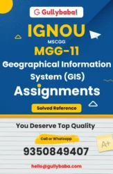 MGG-11 IGNOU Solved Assignments